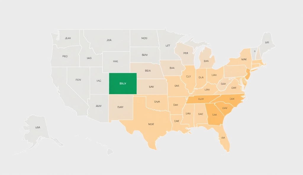 United States service area map