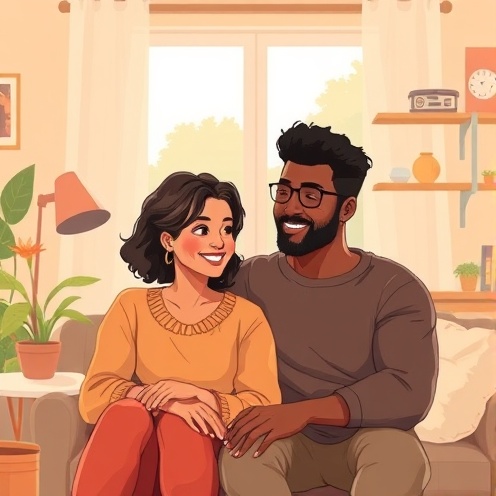 LES and DES together in their home