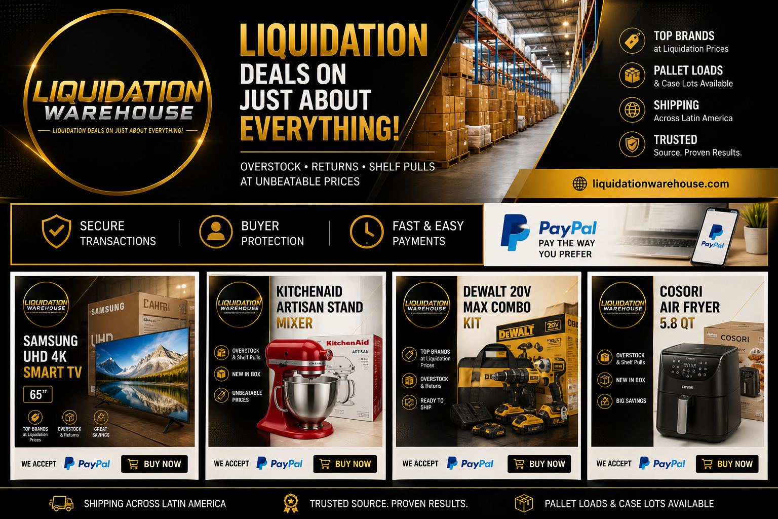 Liquidation Warehouse Product Bundles