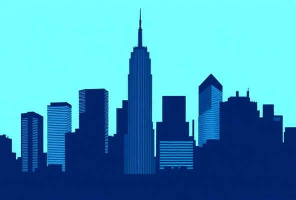 NYC Skyline Abstract