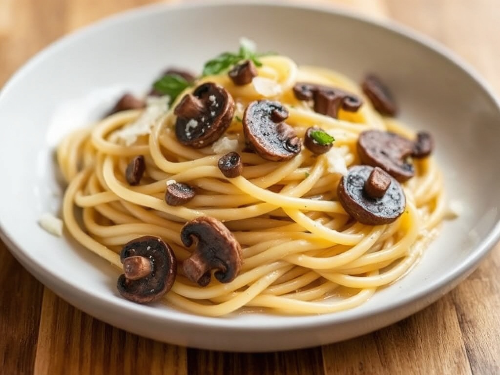 Mushroom & Pasta Experiment