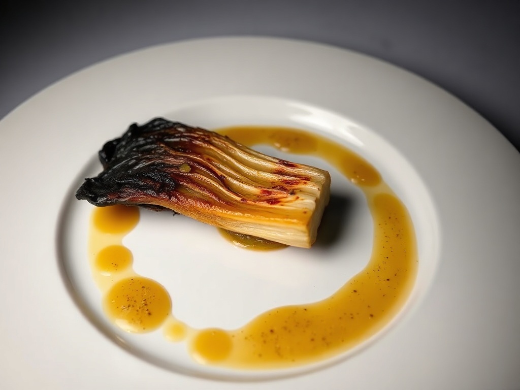 Charred Brassica with Anchovy Emulsion