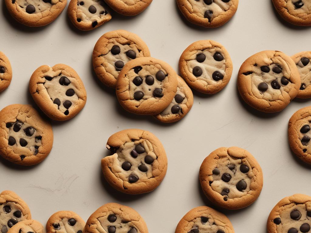 homemade cookies, chocolate chip, baking
