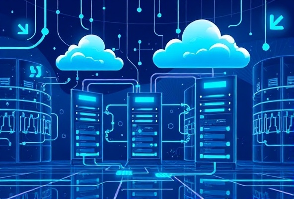 Modern IT company environment with cloud infrastructure