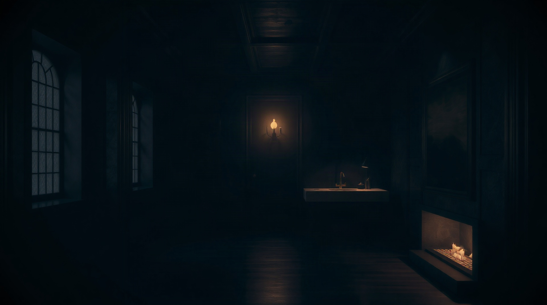 Dark atmospheric interior