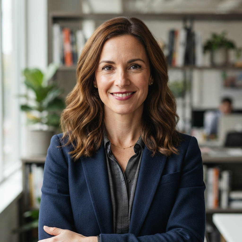 Portrait of Elena Marlowe, Design Director at Hearthline Studio