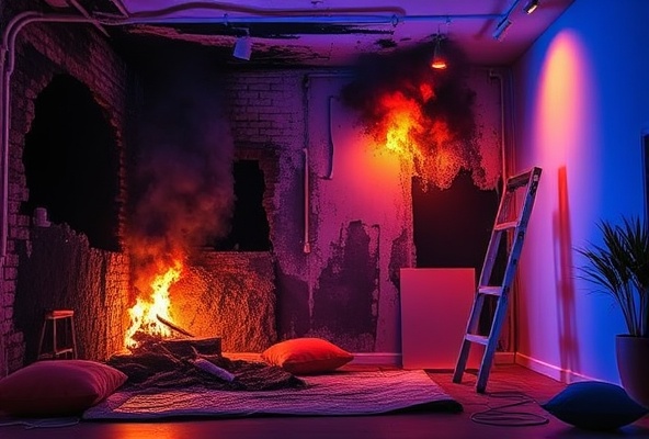 Fire and smoke damage restoration