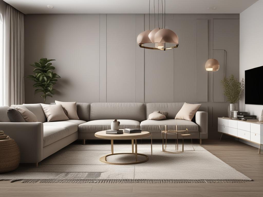 elegant living room, cozy design, Ghaziabad interiors