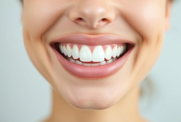 Teeth whitening results