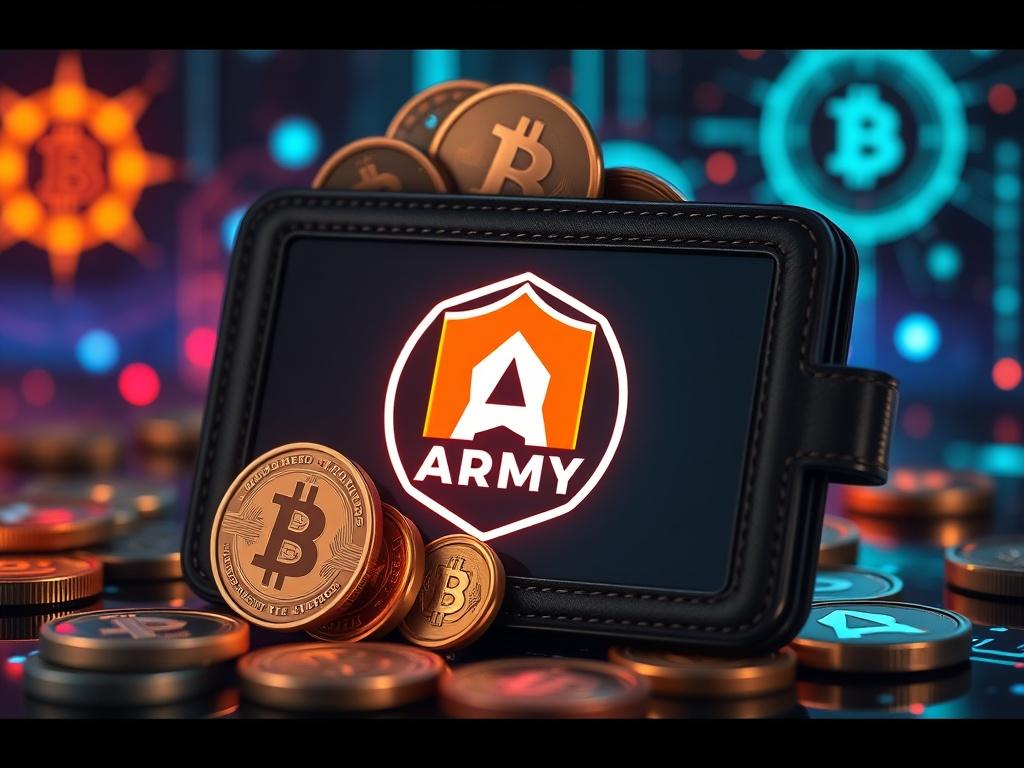 A close up image of a digital wallet displaying the