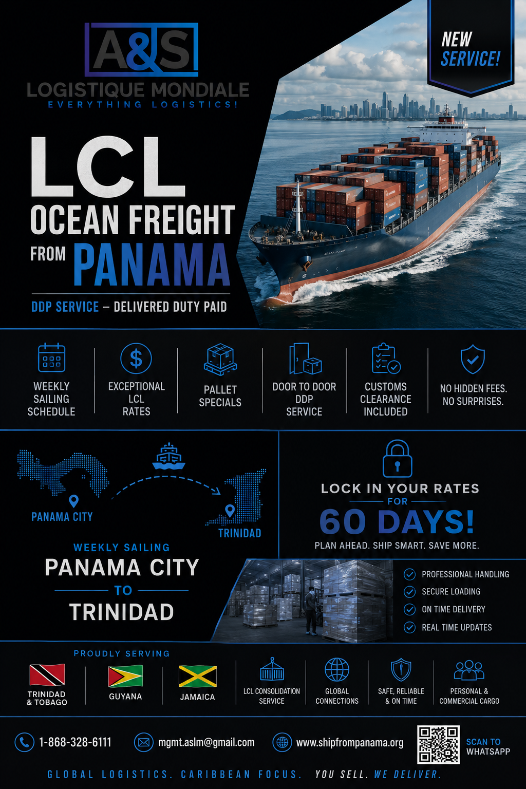Panama LCL Shipping Flyer