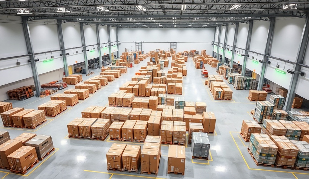 Modern logistics warehouse