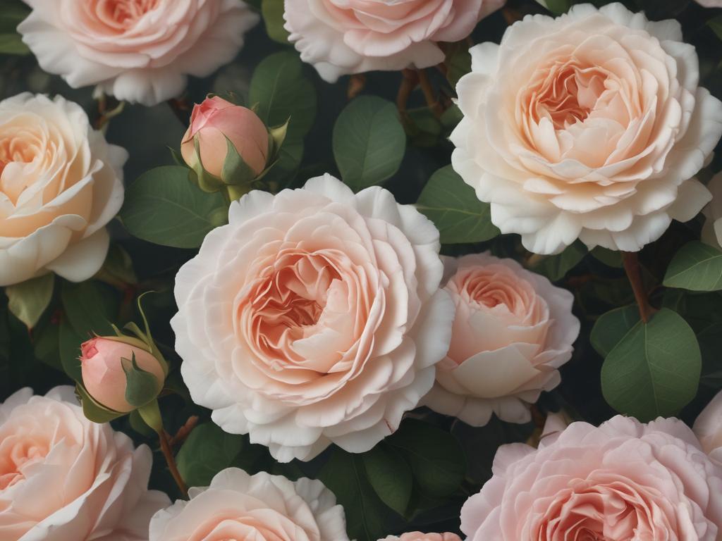 David Austin roses, beautiful flowers, garden roses