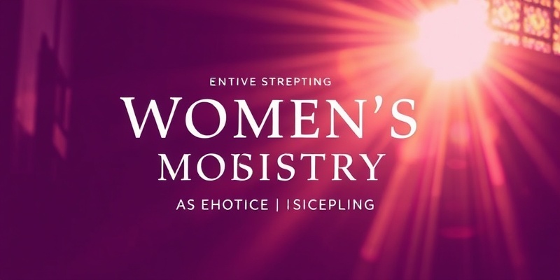 Pastor Renee's women's ministry and spiritual growth