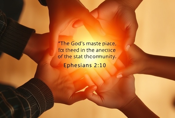 Ephesians 2:10 - For we are God's handiwork, created in Christ Jesus to do good works, which God prepared in advance for us to do.