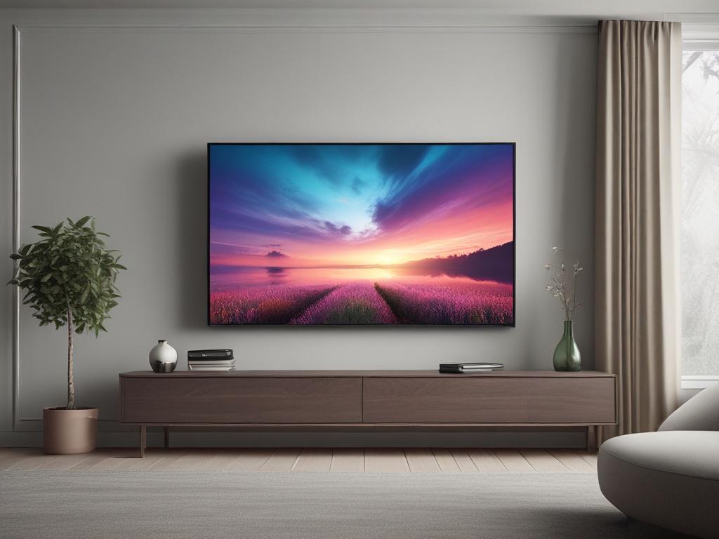 Smart LED TV, home entertainment, stunning visuals, sleek design, connectivity