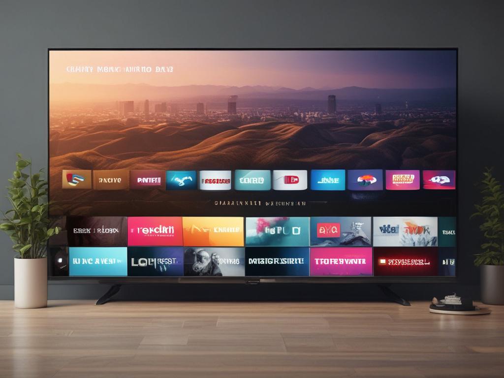 Smart LED TV, 4K resolution, entertainment, sleek design