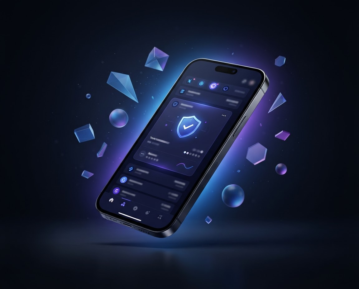 Rabby wallet app displayed on a smartphone