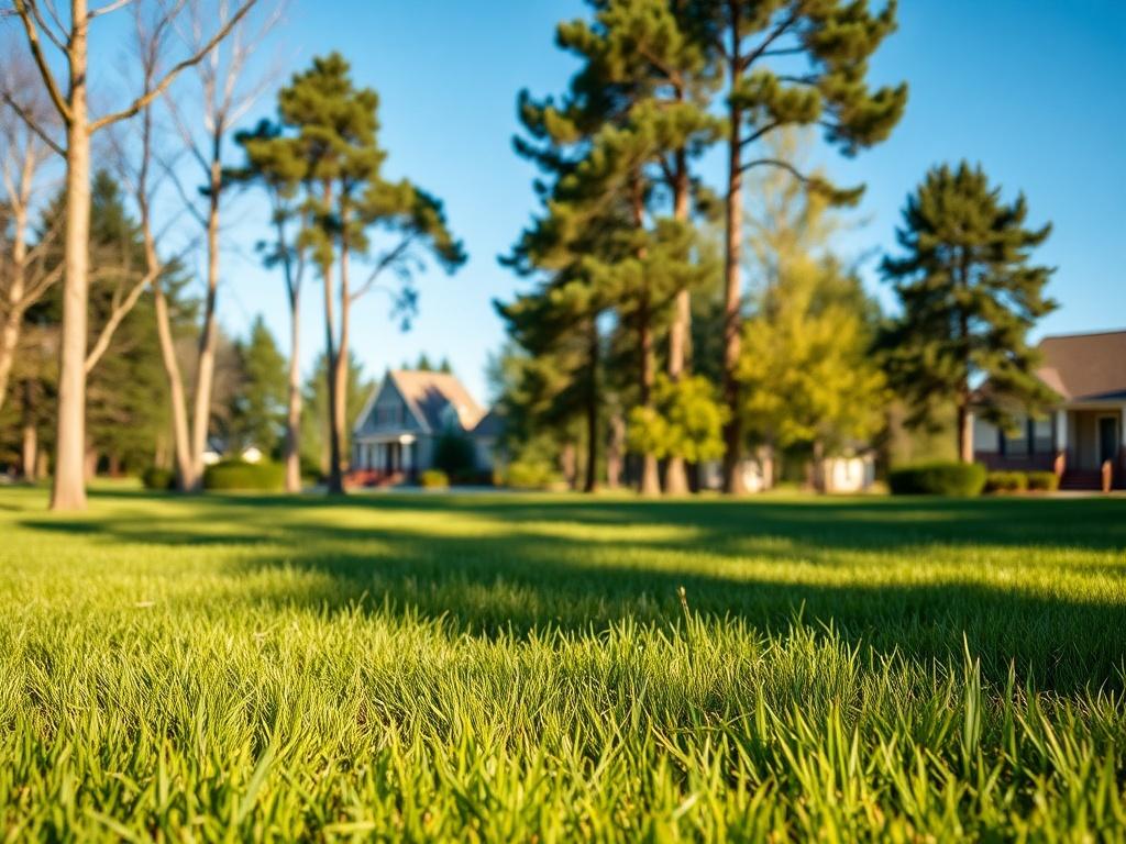 A close up shot of a beautiful residential land plot