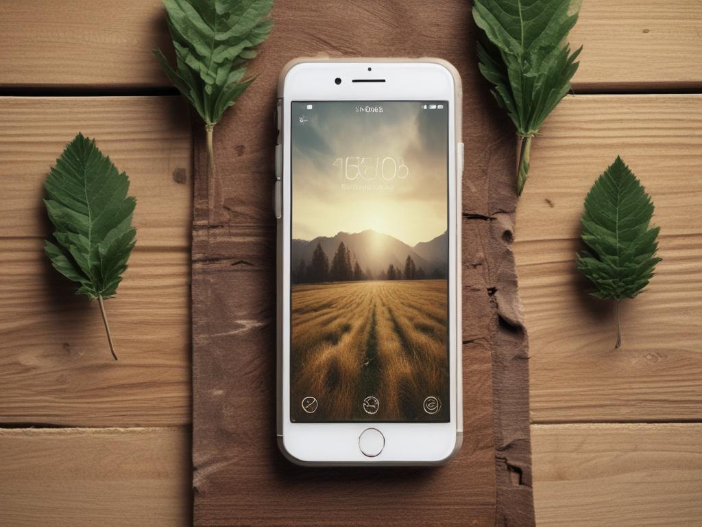 **AI Image Generator Prompt:**

Create a realistic high-resolution photo that visually represents the blog title "Top 10 Free Apps to Improve Your Daily Routine." The composition should feature a single, modern smartphone positioned prominently on a rustic wooden table. The screen of the smartphone is displaying a vibrant, colorful interface with app icons symbolizing productivity, wellness, and scheduling. Surround the phone with subtle, everyday items that suggest a daily routine, such as a steaming cup o
