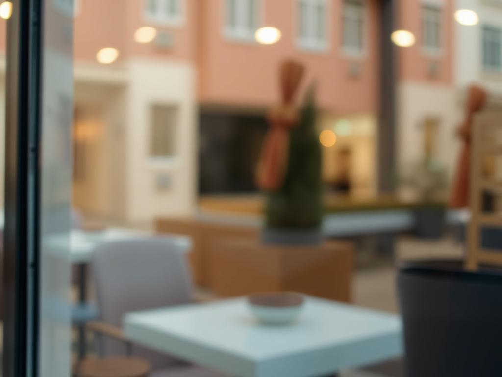 A realistic, high-resolution close-up of a pristine window pane, perfectly reflecting the surrounding environment. The image should capture the gleam and clarity of the glass, shot with a 45mm f/1.2 lens. The background should be softly blurred to emphasize the window's shine.