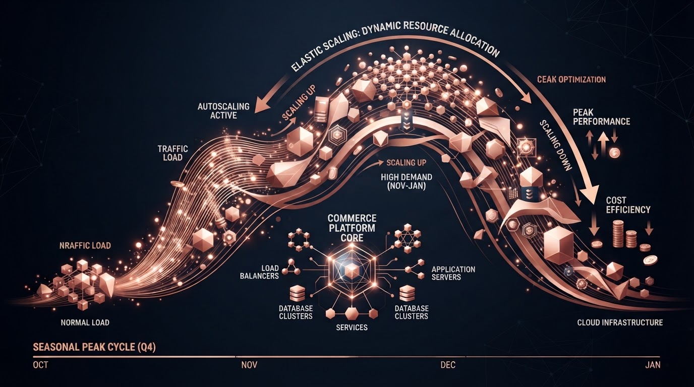 Fieldstone Commerce Group case study abstract visualization