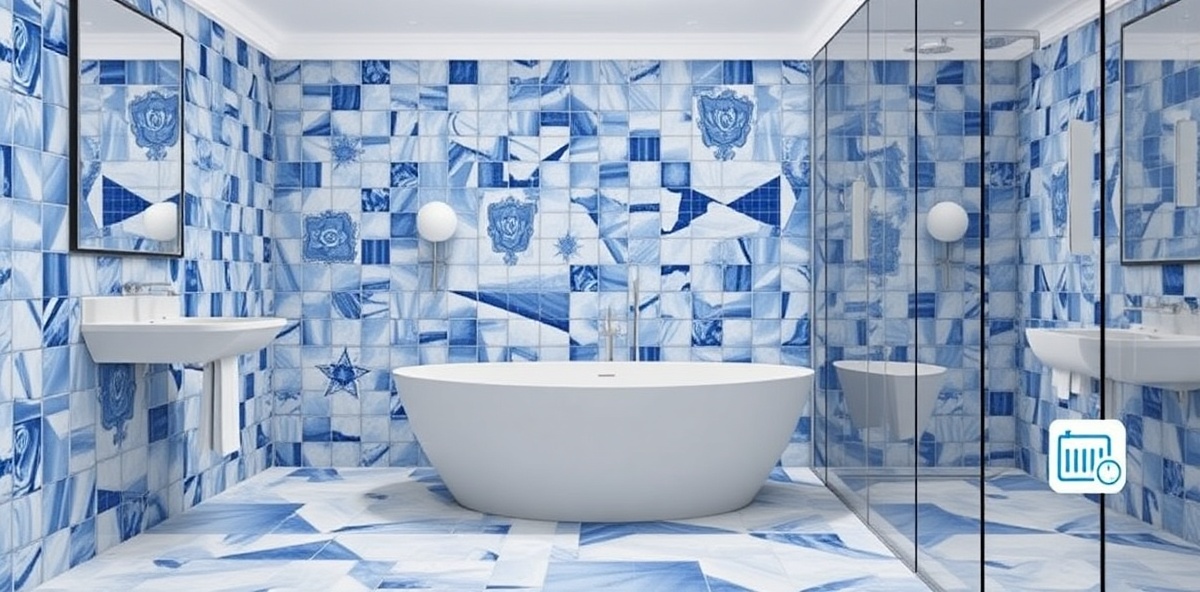 Professional bathroom tile installation