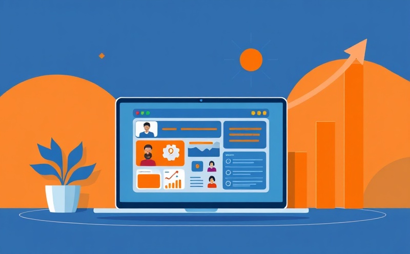 Online course creation illustration