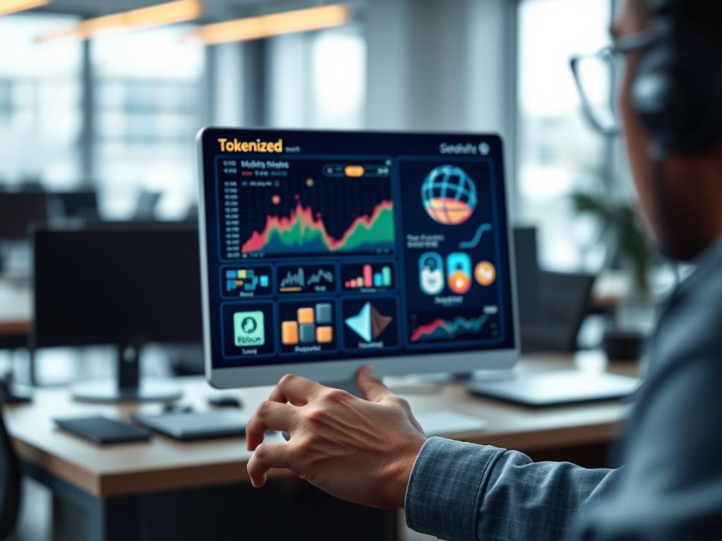 A close up shot of a user interacting with a