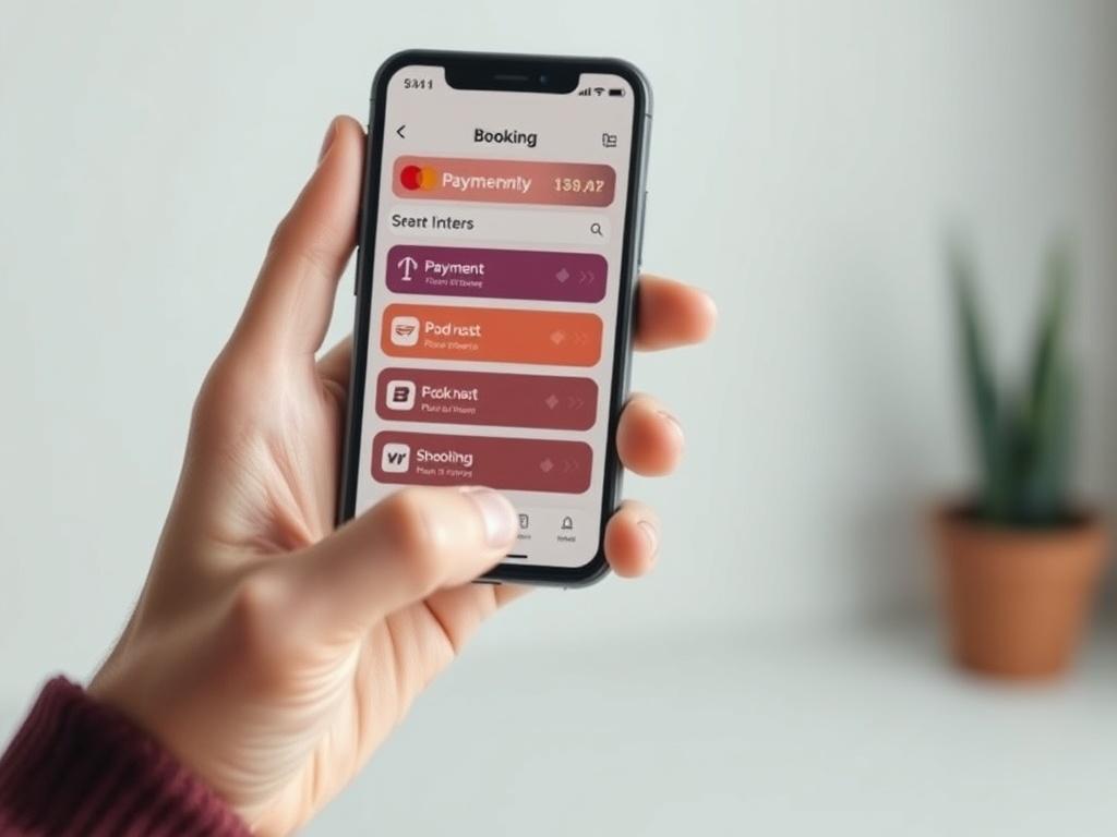 A close up shot of a hand holding a mobile