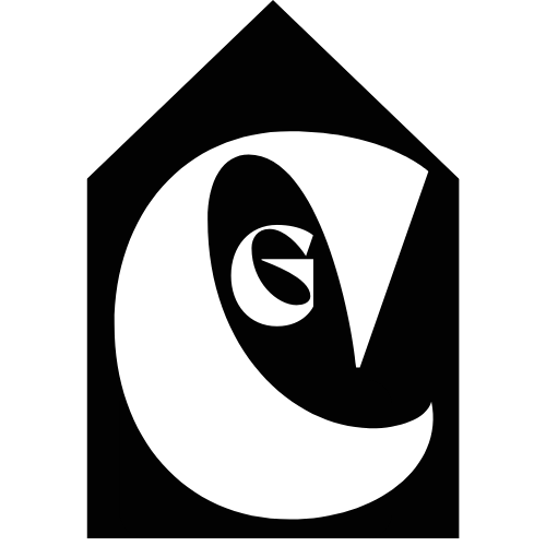 Abstract retro sci-fi visual with geometric shapes and orbital motifs