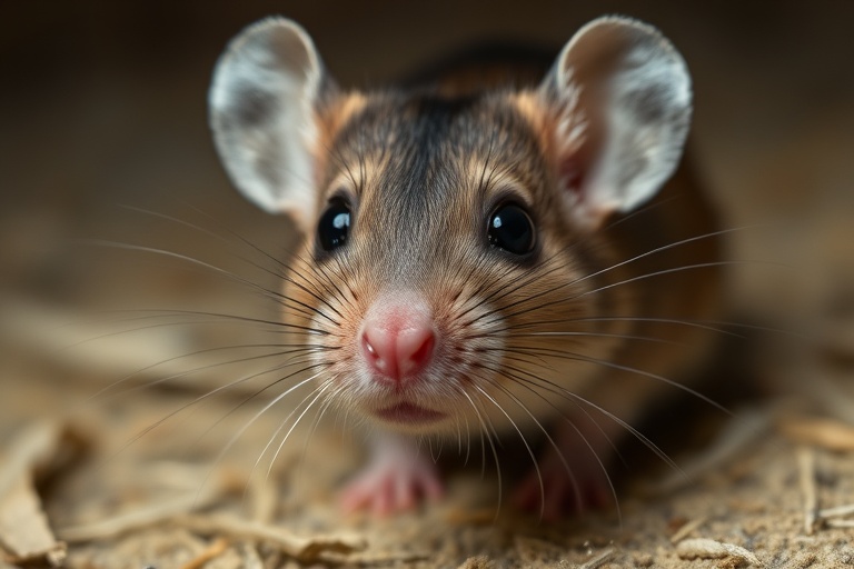 Close-up photograph of a mouse