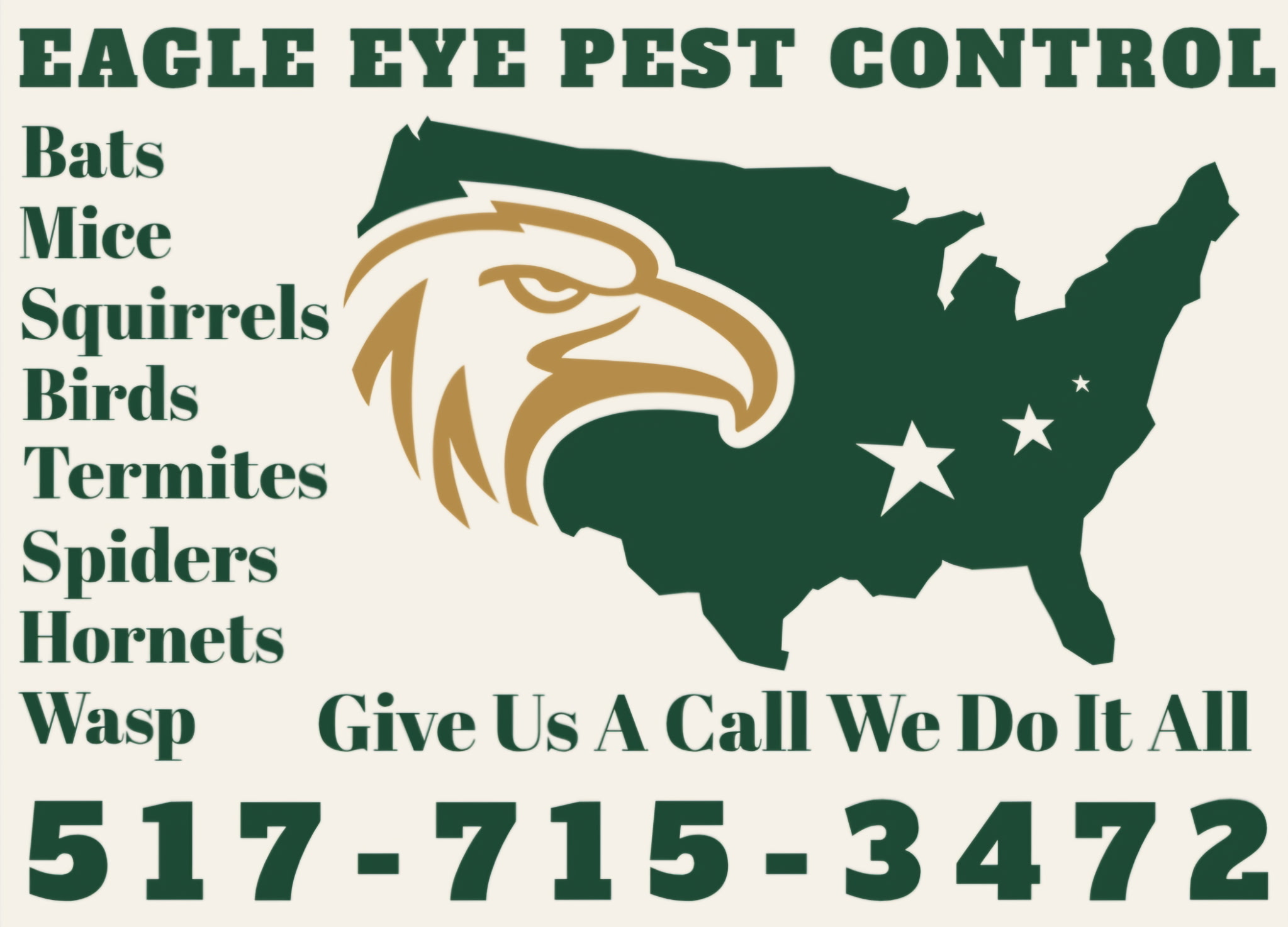 Eagle Eye Pest Control service area