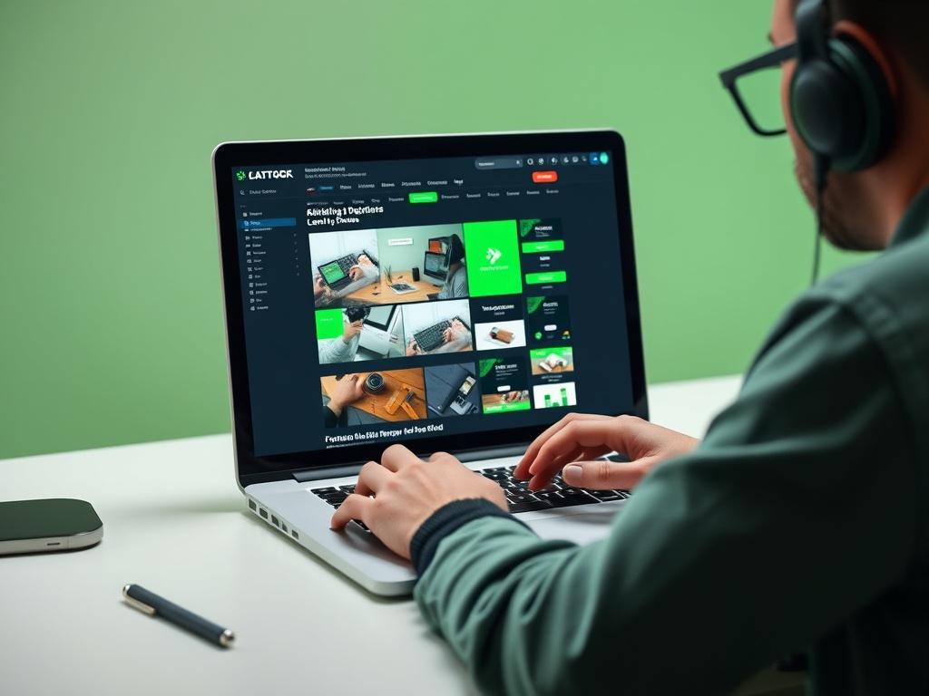 A hyper realistic close up shot of a modern web