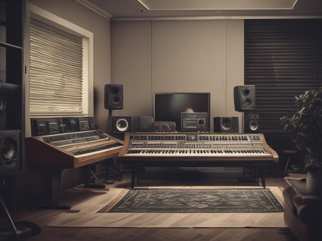 audio production, sound mixing, music studio