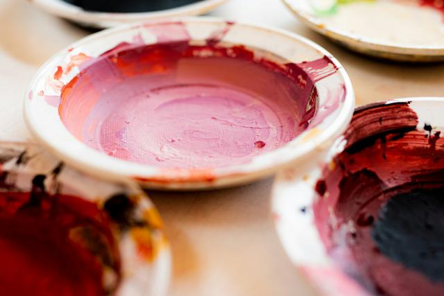 the artist's studio • in the atelier of the Italian artist and decorator Francesca Zoboli
