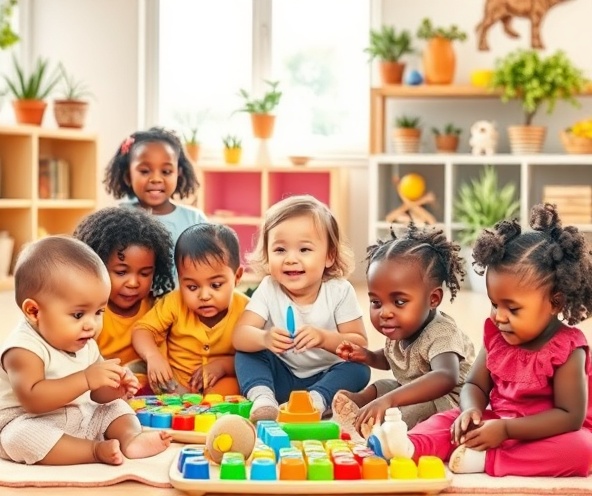 Children in Rainbow Academy preschool
