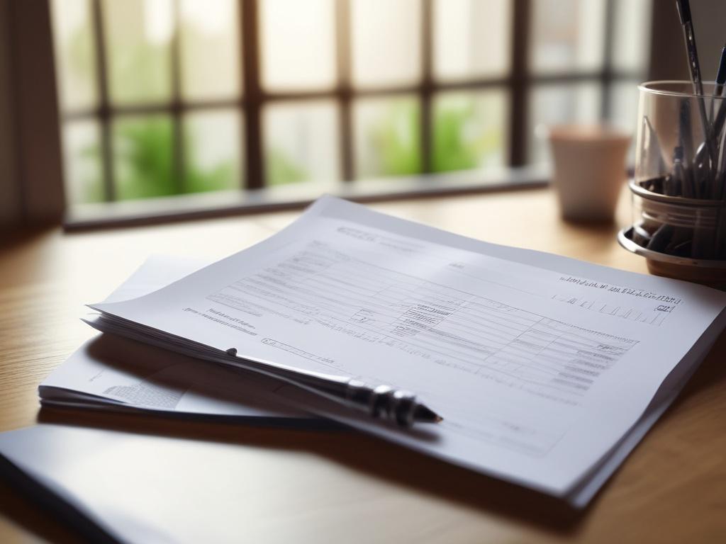 a hyper realistic close up of a financial health assessment