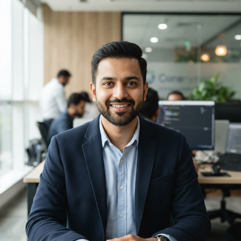 Professional portrait of James Patel