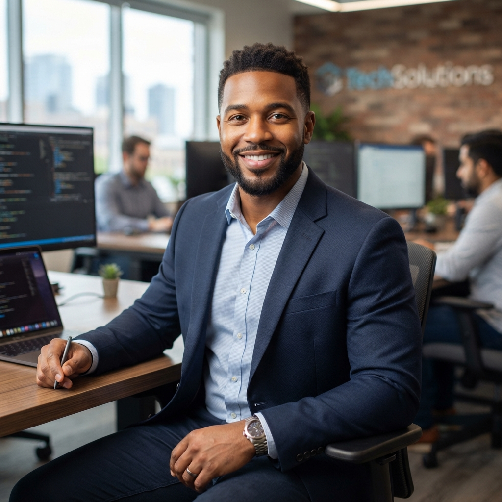 Professional portrait of Marcus Holloway