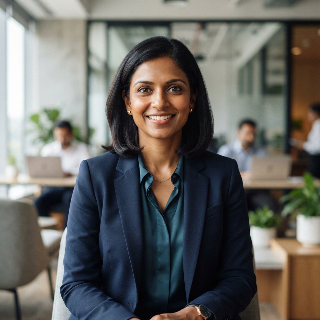 Professional portrait of Priya Narayanan