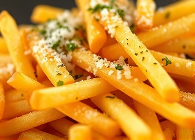 Crispy golden french fries