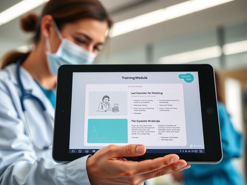 A close up shot of a digital tablet displaying an