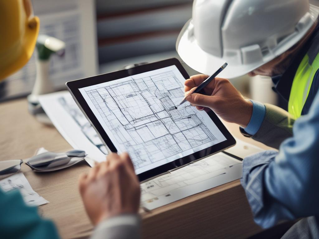 A hyper realistic close up photograph of a project manager