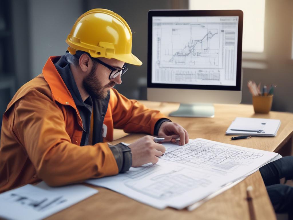 A hyper realistic close up image of a construction cost