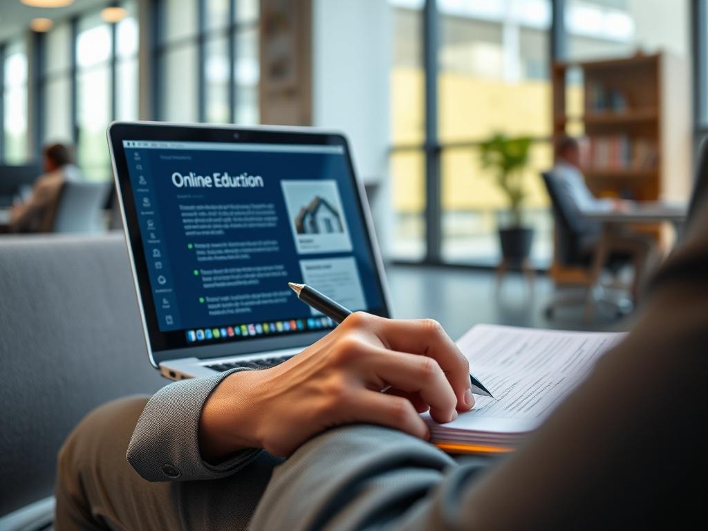 A hyper realistic close up of a professional agent studying