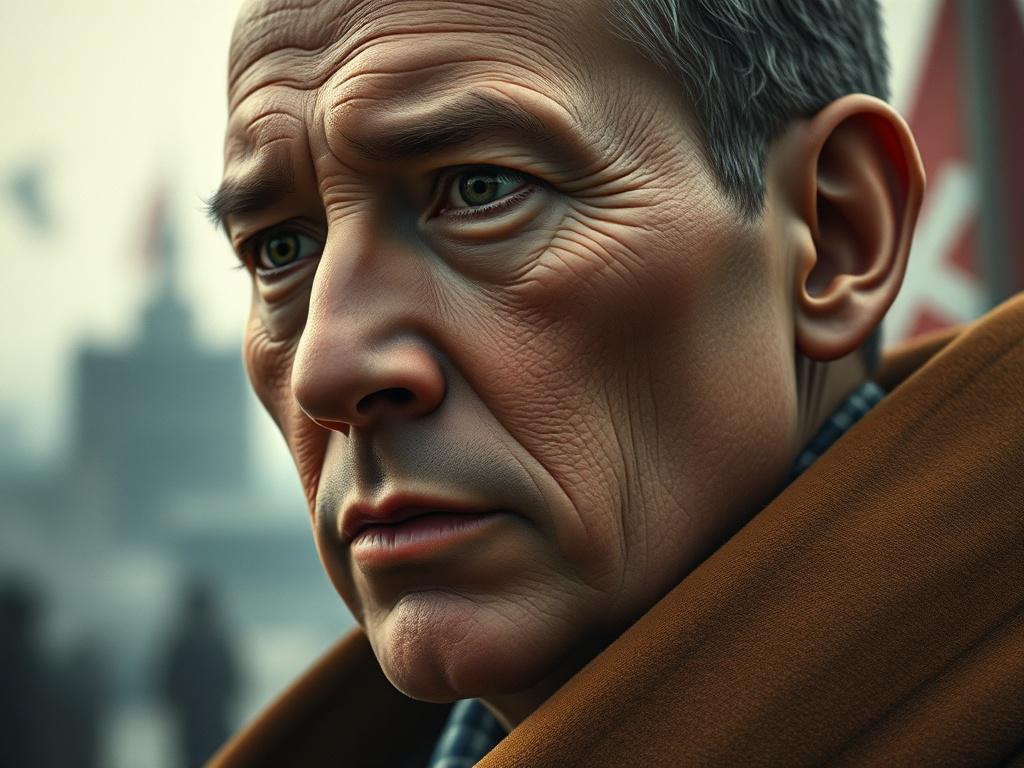 Design a hyper realistic close up portrait of one of