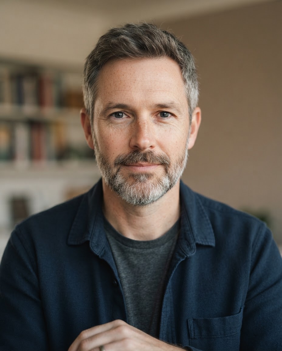 Graham Weller, resilience engineer with salt-and-pepper hair and beard