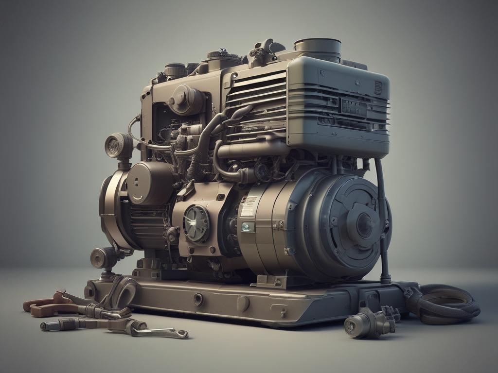 diesel engine generator, repair services, technician, tools