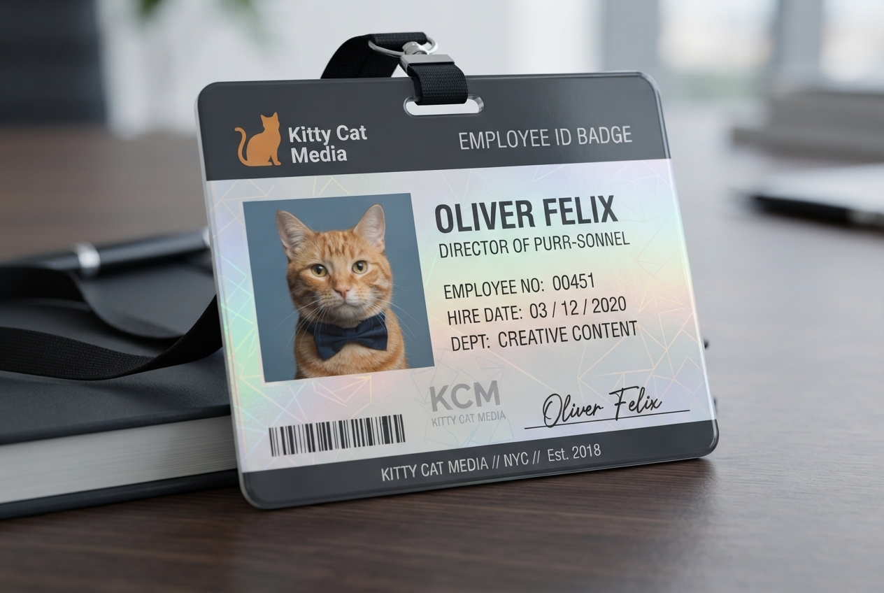 Premium Employee ID Card
